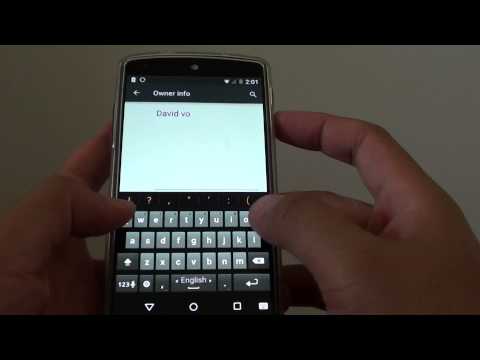 Google Nexus 5: How to Display Owner Info on Lock Screen