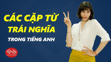 Tiếng Anh giao tiếp thông dụng hàng ngày - Các cặp từ trái nghĩa trong tiếng Anh