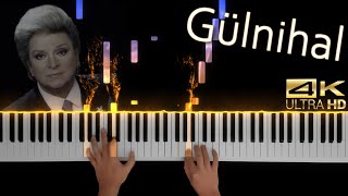 Yine Bir Gülnihal - Piano Tutorial (Easy) - ULTRA HD 4K