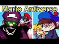 Friday Night Funkin&#39;: Antiverse: VS MARIO V1 (FNF Mod) (MX, Speedrunner Mario, Faceless &amp; More)