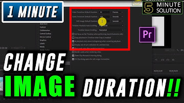How to change image duration in premiere pro 2025