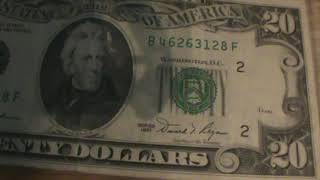 1981 Twenty dollar bill