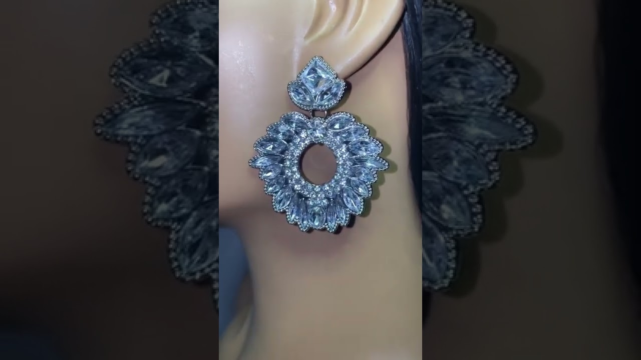 Candy Coated Earrings | Bling Earrings | Rhinestone Earrings | Earrings