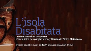 L'isola Disabitata (La isla desahabitada) • Taller de Ópera FaM