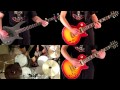 Rocket queen guns n roses guitar bass and drum cover