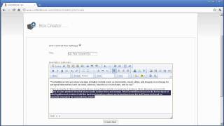 ContentBoxer Video #3: Creating Your First Content Box