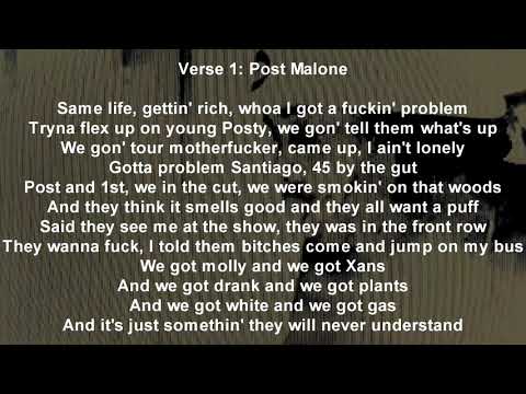 Post Malone - Never Understand (Lyrics)