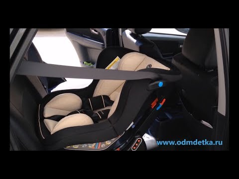 Установка автокресла Happy baby "Passenger" 0-18 кг для детей весом до 9 кг