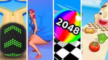 Going Balls vs Twerk Race 3D vs Ball Run 2048 vs Sandwich Runner #113 I Mobile Game
