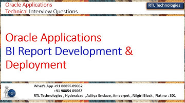 Oracle Apps Technical | Real Time Training | Placement | Interview Clearing