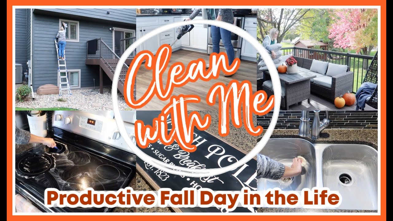 FALL PRODUCTIVE DAY IN THE LIFE 2021 | CLEAN WITH ME MOTIVATION - YouTube