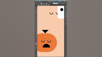 Simple shape Halloween characters in Illustrator #illustration #digitalart #tutorial #halloween