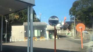 昭和自動車バス 車窓 阿翁浦→入野/ 鷹島線(入野行) 阿翁浦1135発