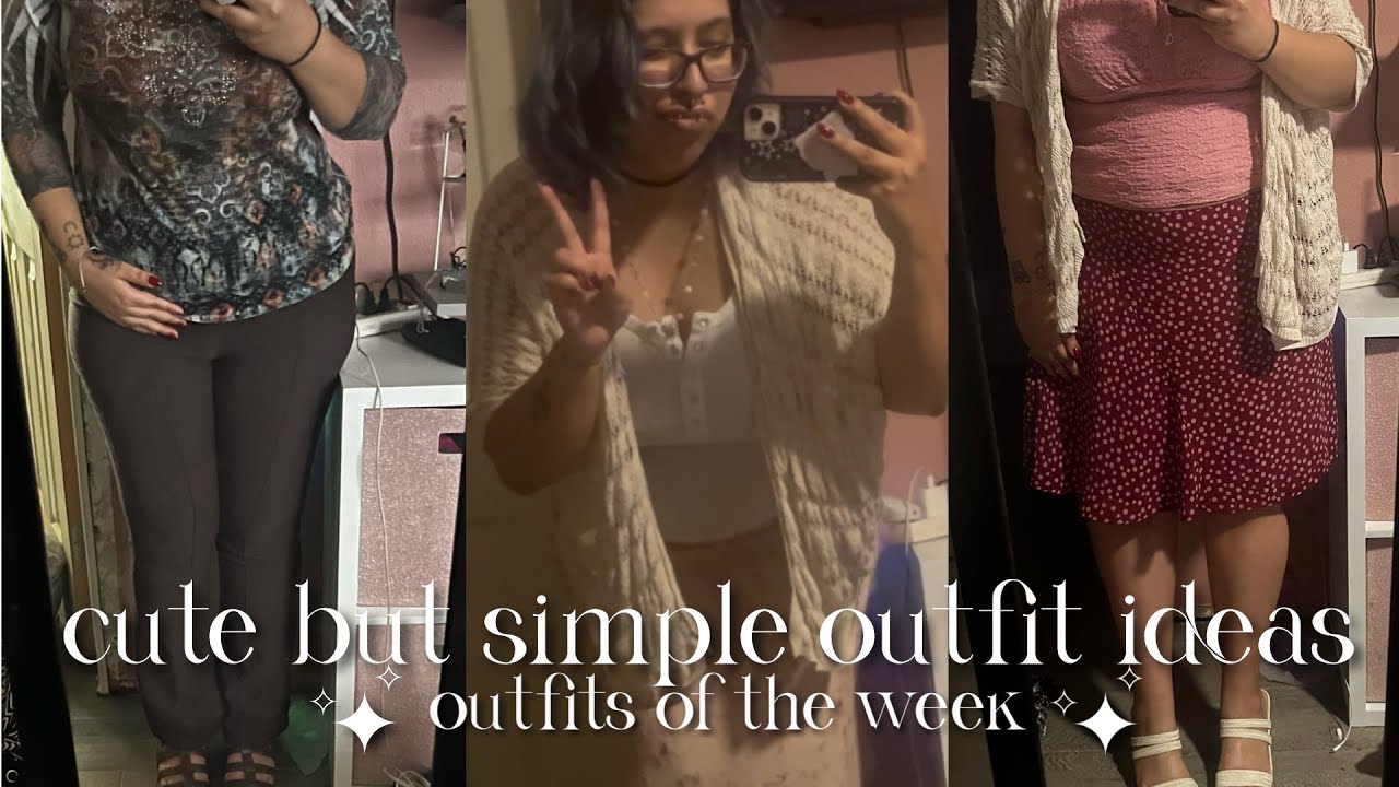 my outfits of the week ! 