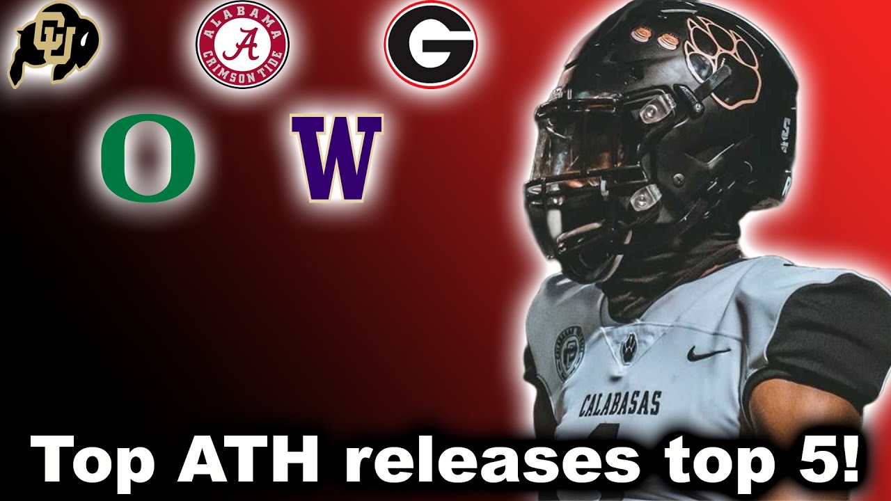 Nick Saban & Alabama Football up against Deion Sanders & Colorado & for TOP ATH Aaron