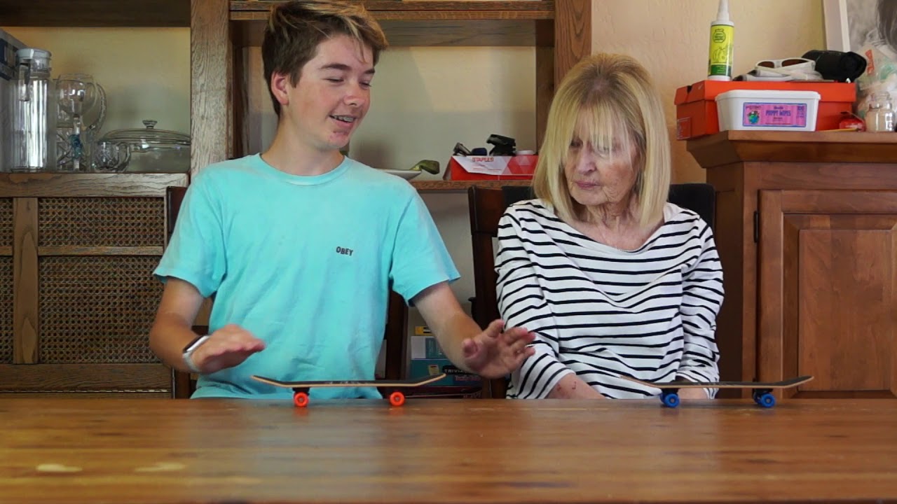 Teaching My Grandma How To Handskate Youtube