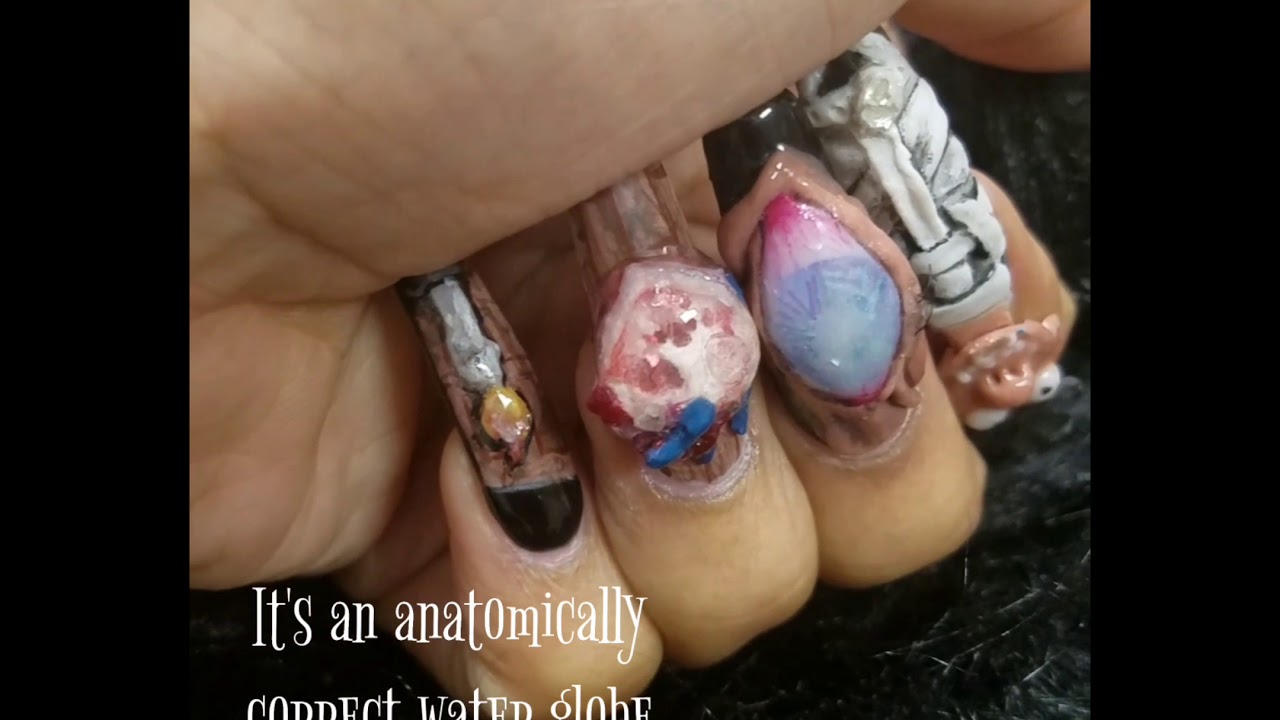 Water Globe Nail- Gone Wrong!