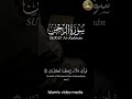 recitation of Surah Rahman, in very beautiful voice,#shortvideo##islamic video media #