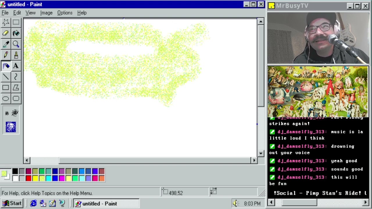 2/5/2025 - MS Paint Challenge - Garden of Earthly Delights