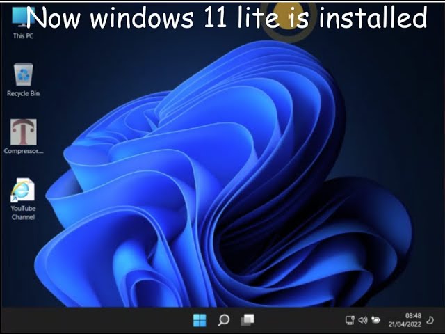 Windows 11 Lite For Any PC  Installing & It Run with 256MB RAM? 