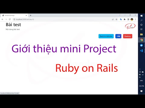Video: Làm cách nào để tạo một dự án trong Ruby?
