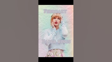 Your birth month your Taylor swift song (part 1)