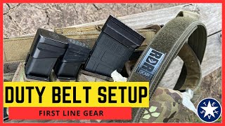 Duty Belt Setup | First Line Gear | RDR Gear