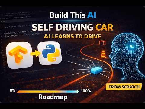 Watch This AI Learn to Drive 🚗🤖 | Self Driving Car from Scratch (Preview)