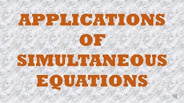 SIMULTANEOUS EQUATIONS - FORM 1 REVISION | GCSE, IGCSE AND KCSE MATHS | AQA, EDEXCEL CIE, OCR, WJEC