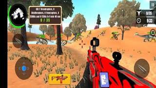 Wild Animal Hunter 3D Dinosaur Hunter Game New Android Gameplay.Jurassic Outbreak:35 Kills or Die! screenshot 4