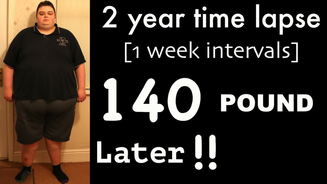 140lb Time lapse weight loss transformation (Goal 2 of 5) YouTube