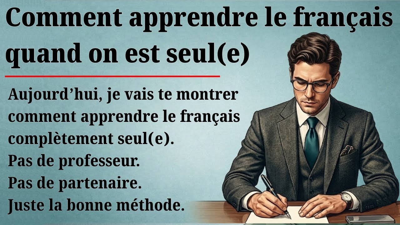 Comment apprendre le français quand on est seul || Histoire simple pour ...