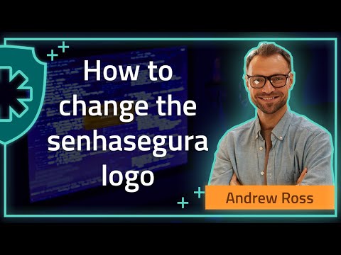 How to change the senhasegura logo