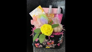 How to make a Cosmetic Bag Gift#viral #trending #viralvideo #mothersday #giftideas #giftbasketideas