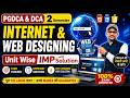 Internet & Web Designing Unit Wise Important Questions 🔥 | PGDCA/DCA Exam 2026