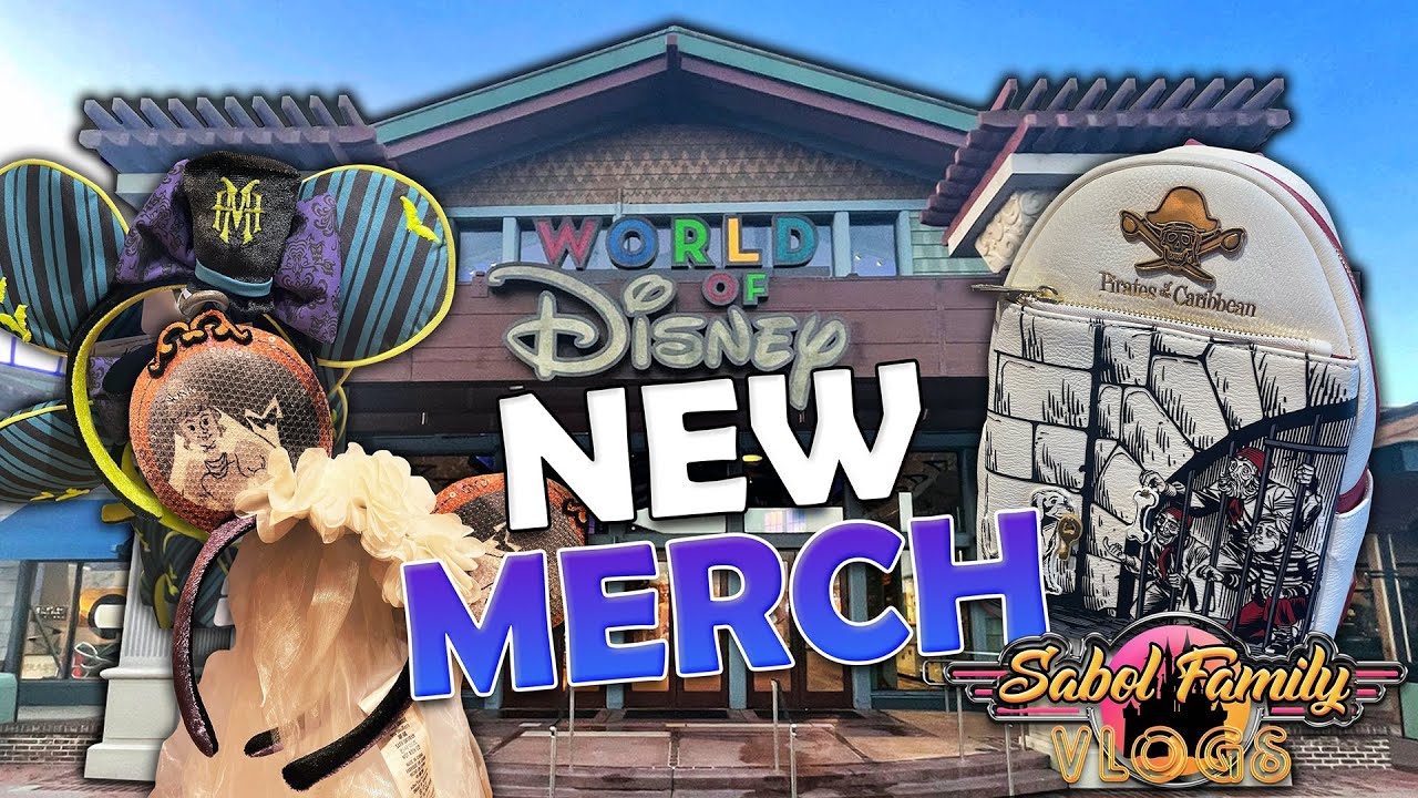 WORLD OF DISNEY MERCH TOUR Disney Springs August 2022 | New Disney Merchandise | Disney Parks