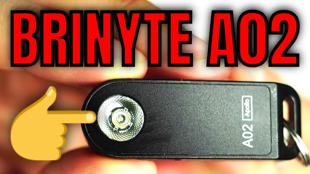 Brinyte A02 Torcia LED Ricaricabile 125 Lumen – Mini Portachiavi Impermeabile IPX6