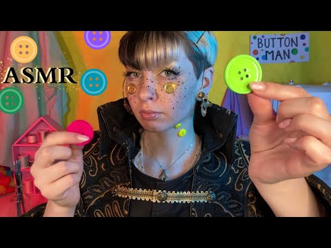 ASMR Roleplay 🧵 Button Man Finds YOUR Perfect Button ✂️ Soft Spoken Personal Attention for Sleep