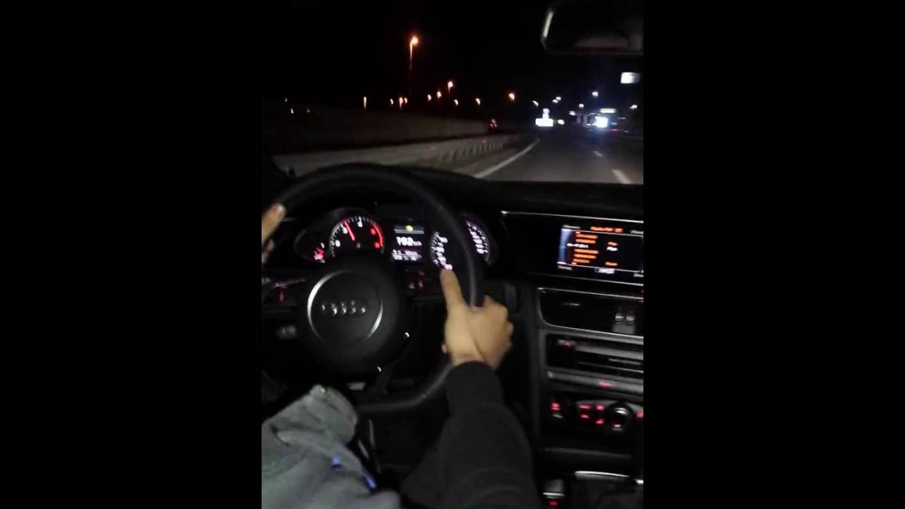 Audi A4 S Line 2015 Night Drive Youtube
