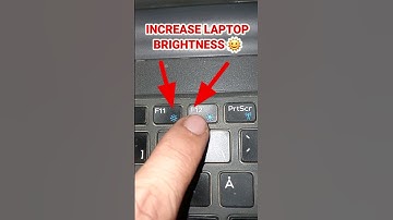 increase Laptop Brightness with Great Trick! #shorts #viral #youtubeshorts#shortsfeed