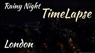 London Night Timelapse In The Rain GoPro Hero 9
