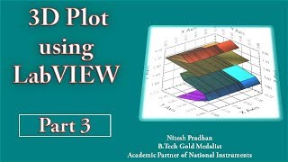 sin Wave 3D Plot Using LabVIEW