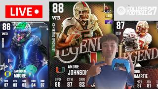 COLLEGE FOOTBALL 27 PHENOMS + LEGENDS REVEALS! H2H RANKED GRIND + HUGE MARKET SHIFT UPDATE NMS!