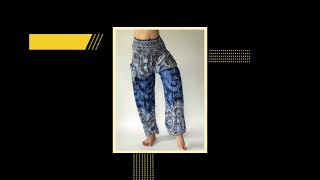 SM0040 Genie Pants Comfy Trouser, Gypsy Pants Rayon Pants,Aladdin Pants Maxi Pants Boho Pants screenshot 4