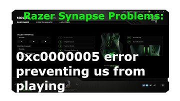 Error: 0xc0000005 - caused by Razer Synapse (You Cant Launch Games) HOW TO FIX