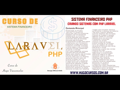 Sistema Financeiro com Laravel - Aula 03 -Tela de Fornecedores