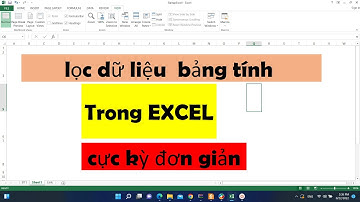 Cách lọc dữ liệu trong bảng tính Excel bằng Filter