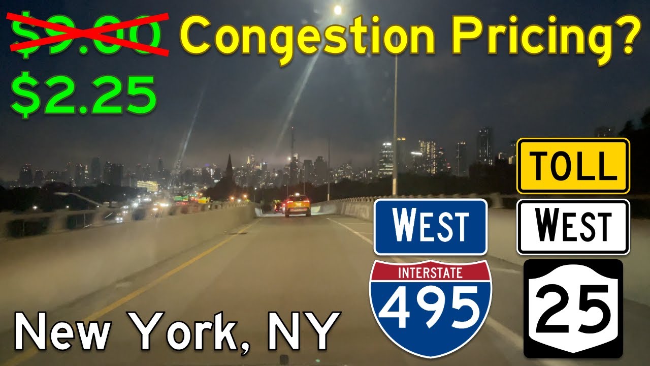 Let's BEAT New York's $9 Congestion Pricing: Queens to Grand Central Terminal | 4K Highway Drive