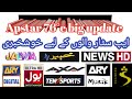 Apstar 76 c band satellite big big update/New tv channels