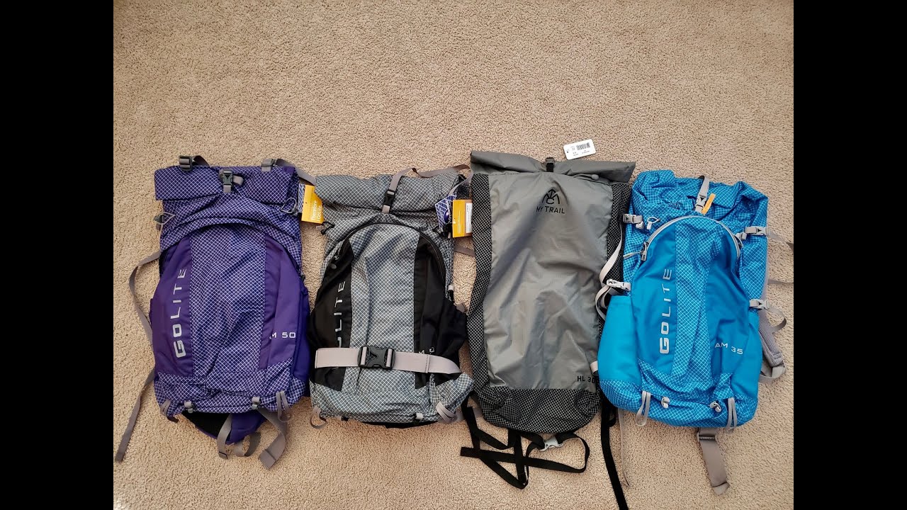 Golite Jam 35 and 50L Ultralight Backpack - YouTube